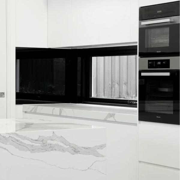 Modern Glossy White Lacquer Solid Wood Custom Kitchen Cabinets Custom Design Kitchen Cabinets