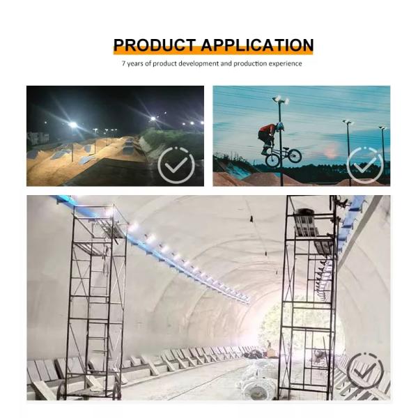 200W 300W High Brightness LED Flood Light for Sports Stadium Temperature Resistant