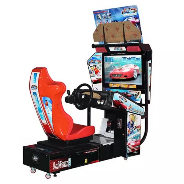 3D Car Racing Game Machine Electronic Enjoyable Professional With 32 Inch Display