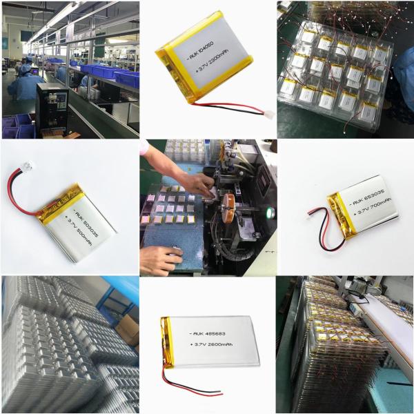 1C 3.7V 800mAh Липо аккумулятор 752742 Конфигурация одноклеточной