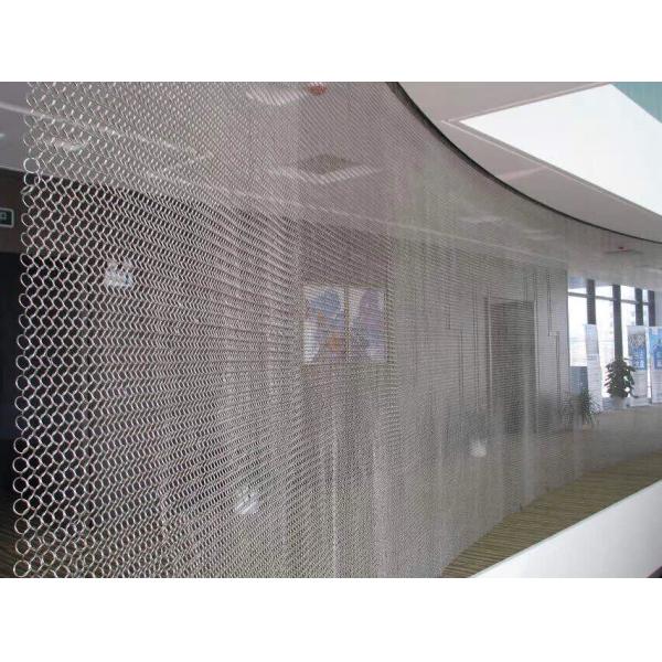 Mail Braided Metal Ring Stainless Steel Bead Chain Curtains Room Partition