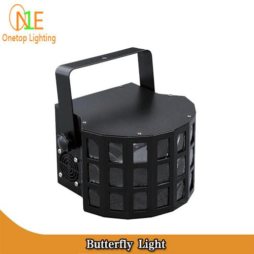 Guangzhou Factory Stage Light|RGBW 10W LED DJ Lighting|Double Panel Black Butterfly Light