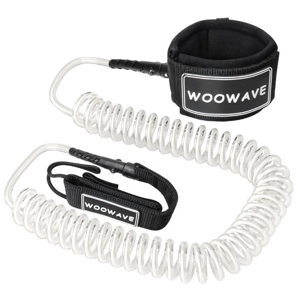 10' Coiled SUP Leash TPU Custom Paddleboard Leash OEM Surf Leash for Stand up Paddle Board