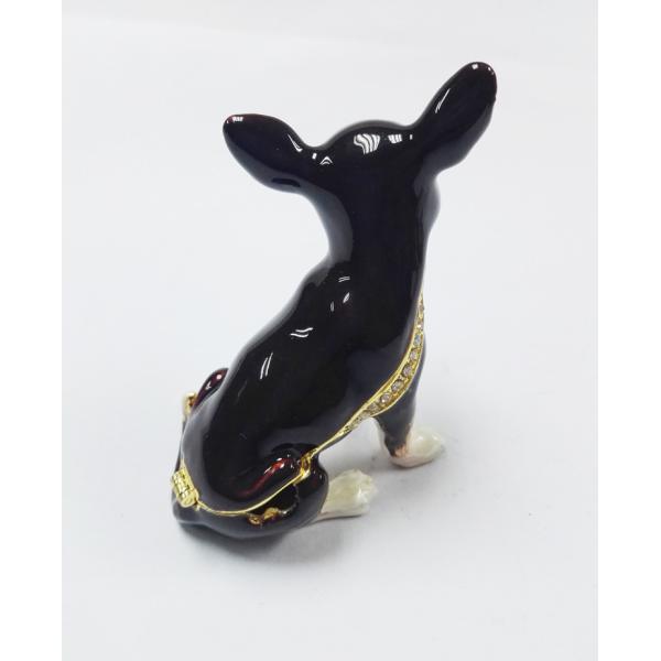 dog bejeweled trinket box dog alloy decorative crafts pewter ornament home decorative