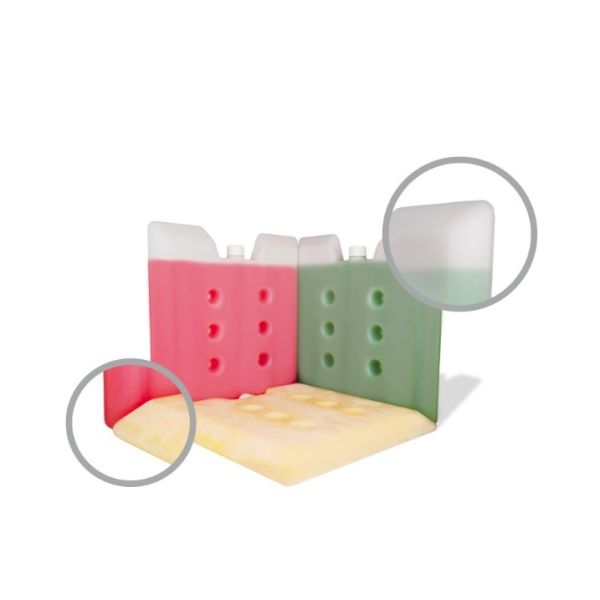 Leak Proof PCM Ice Packs Customizable Design Support Multiple Colors Including Blue Yellow Green Perfect for Food Safety