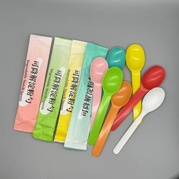 Disposable PP Plastic Tiny Tasters Spoons Catering Spoons Plastic Tableware