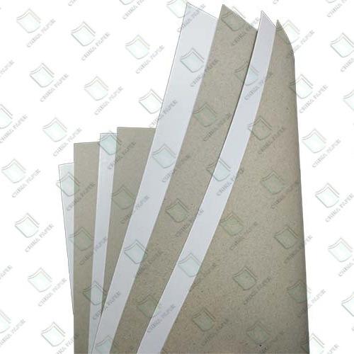 Papel de embrulho 400 GSM Cartão revestido Duplex com parte traseira cinzenta