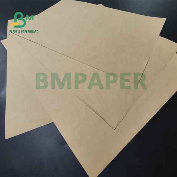 50 - 150g Food Grade Brown Kraft Paper For Takeaway Carrier Bag Lightweight