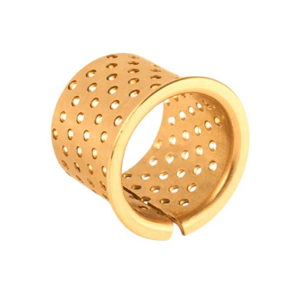 Individu lubrifiant les paliers manchon CuSn8 en bronze avec les trous 60x88x65