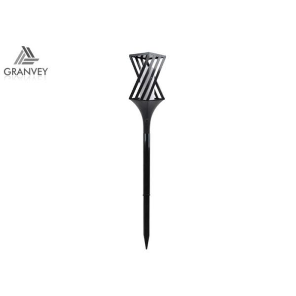 Waterproof Solar Powered Backyard Lights , Solar Flame Light Optical Sensor