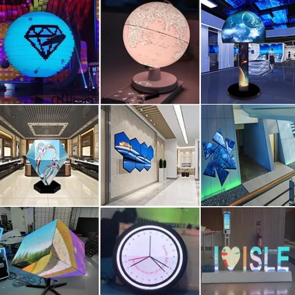 Внутренний 360-градусный шарик Creative LED 3D Video Wall