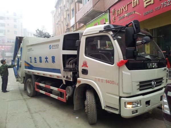 dongfeng 4*2 garbage truck 6m3 8m3 10m3 Waste Container Truck