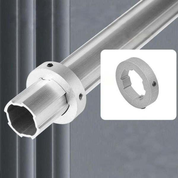 DYE19-03 Aluminum Tube Fittings Lean Pipe Slider Horizontal Located Ring Slider Fixed Positioner