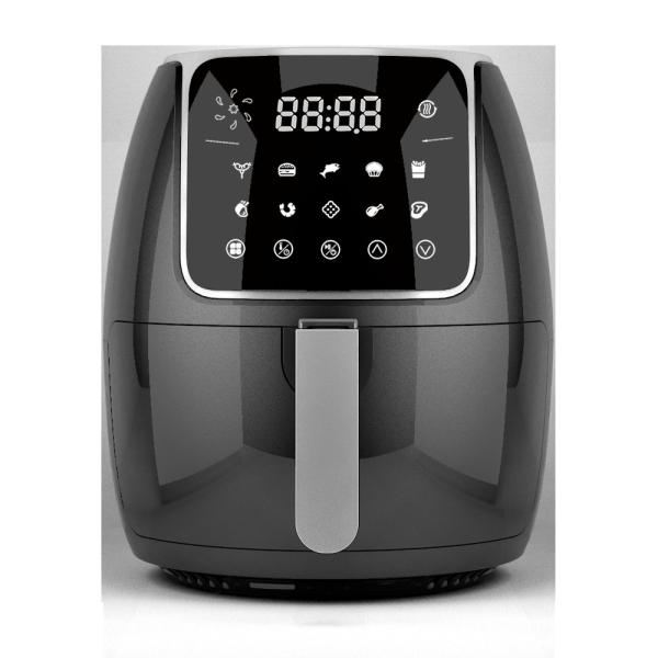 4.5 Liter Visual Silicone Basket Air Fryer Stainless Steel French Fires Oil Free Smart
