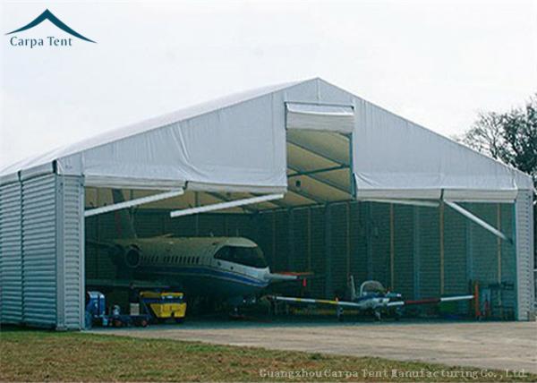 30m * 50m Helicopter Hangar / Fire Resistant And Durable Large Tents