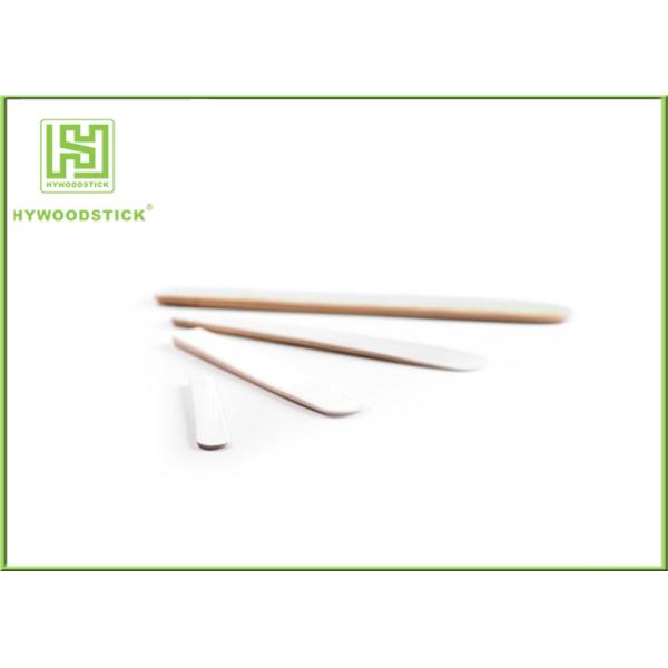 Sterile Mini Wooden Spatula , Non Flavor Mini Makeup Spatula 140 * 6 * 2mm