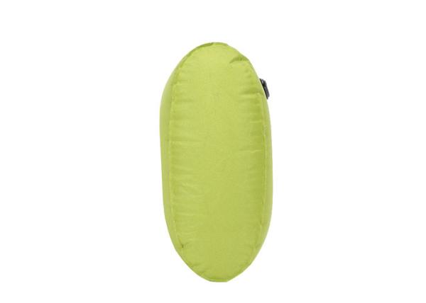 Green Inflatable Camping Pillow , Anti Snore Blow Up Camping Pillow