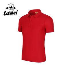 Casual Homem Cotton Polo T-shirts Desporto Grande bordado Tricoteado