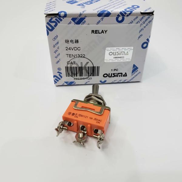 Relé impermeável 24VDC TEN1322 do temporizador da tomada de fulgor para CAT Excavator