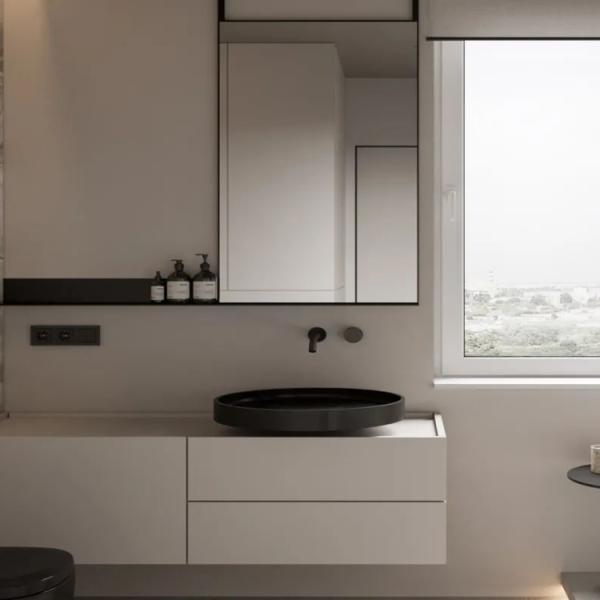 Fancy Wall Mirror Bathroom Vanity Cabinet 1000/1200/1500 mm