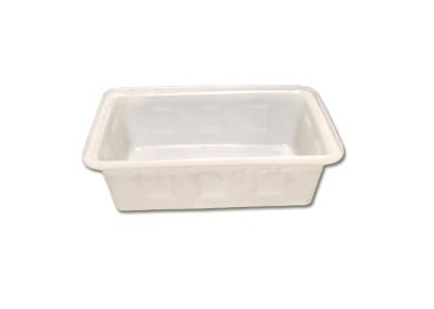 Roto Industrial Grade Heavy Duty Plastic Square Meat Tubs Fish Bin Drip Tray For Freezing