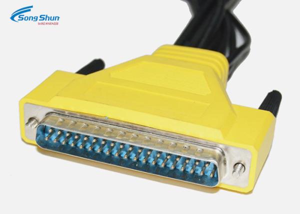 Bare Copper VGA D SUB Cable 25Pin 3.5mm DC Dupont 2.54mm Welding Equipment