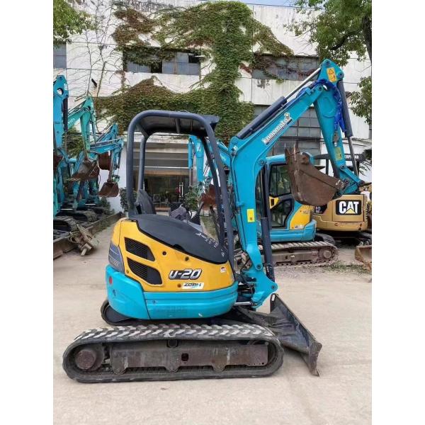 3 Cylinder Diesel Engine Used Crawler Excavator KUBOTA U20