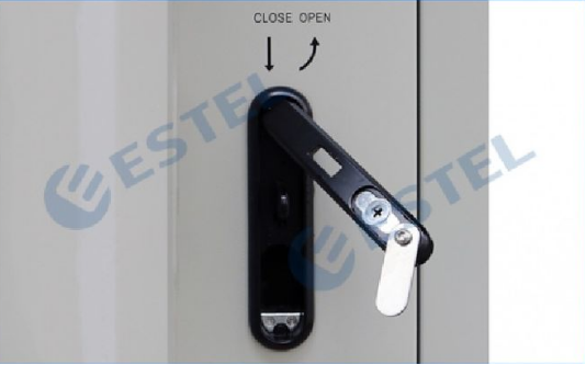 Pole Mounted Outdoor Telecom Enclosure Hot Dip Galvanized Steel Cabinet