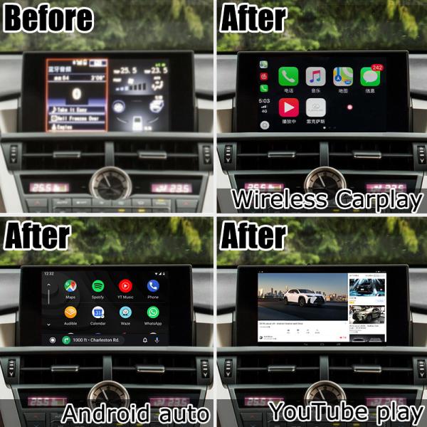Wireless carplay interface by Lsailt for Lexus NX NX300 NX200t NX300h android auto