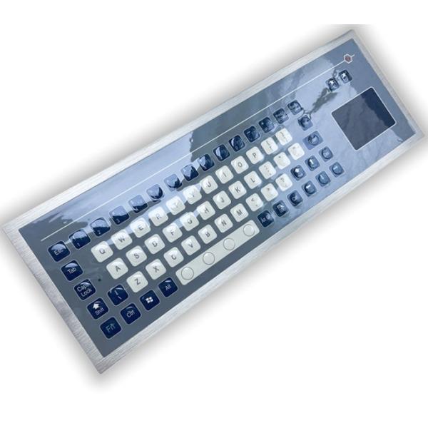 Industrial Membrane Keyboard with IP67/IK07 Protection, 2 Million Keystroke Life Cycle, and One-Piece Matte Membrane Design