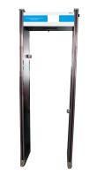 Detector de metais rápido do quadro de porta da passagem, caminhada através do alarme da voz do varredor da temperatura