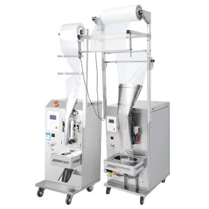 Small Automatic Liquid Packing Machine 500W Automatic Quantitative Packaging