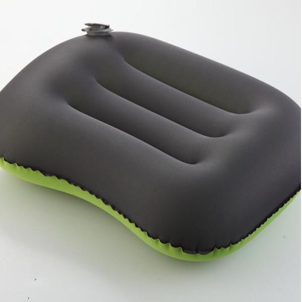 Compact Size Inflatable Travel Pillow , Ergonomic Design Airplane Sleep Pillow