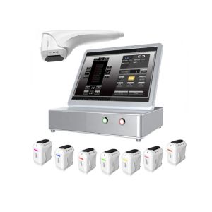 машина хифу 3Д 808нм ултерапы извлекает морщинки улучшая цвет лица кожи