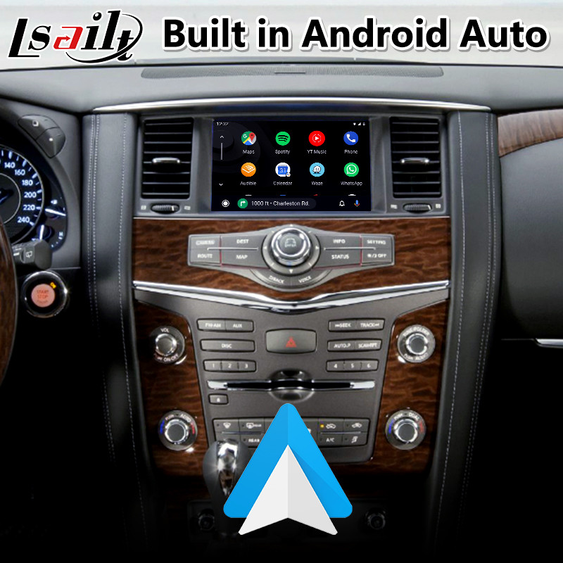 Lsailt 4+64GB Android Video Interface Wireless Carplay для 2012-2017 Nissan Patrol Y62