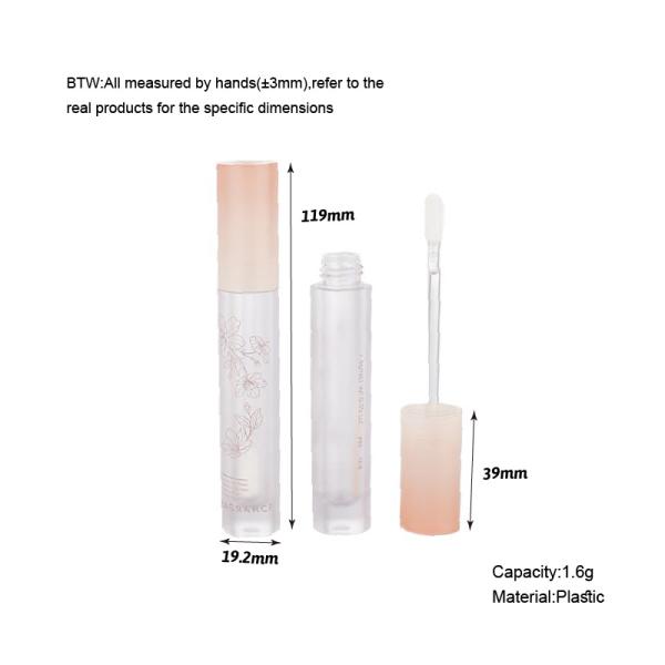 1.6g Tubes de baume à lèvres rose