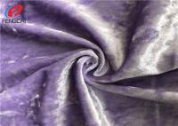 Tissu de velours de Spandex de polyester de Diamond Brushed Shiny Ice Velvet pour le sofa