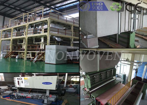 Full Automatic SSS PP Non Woven Fabric Production Line For Massage Cloth