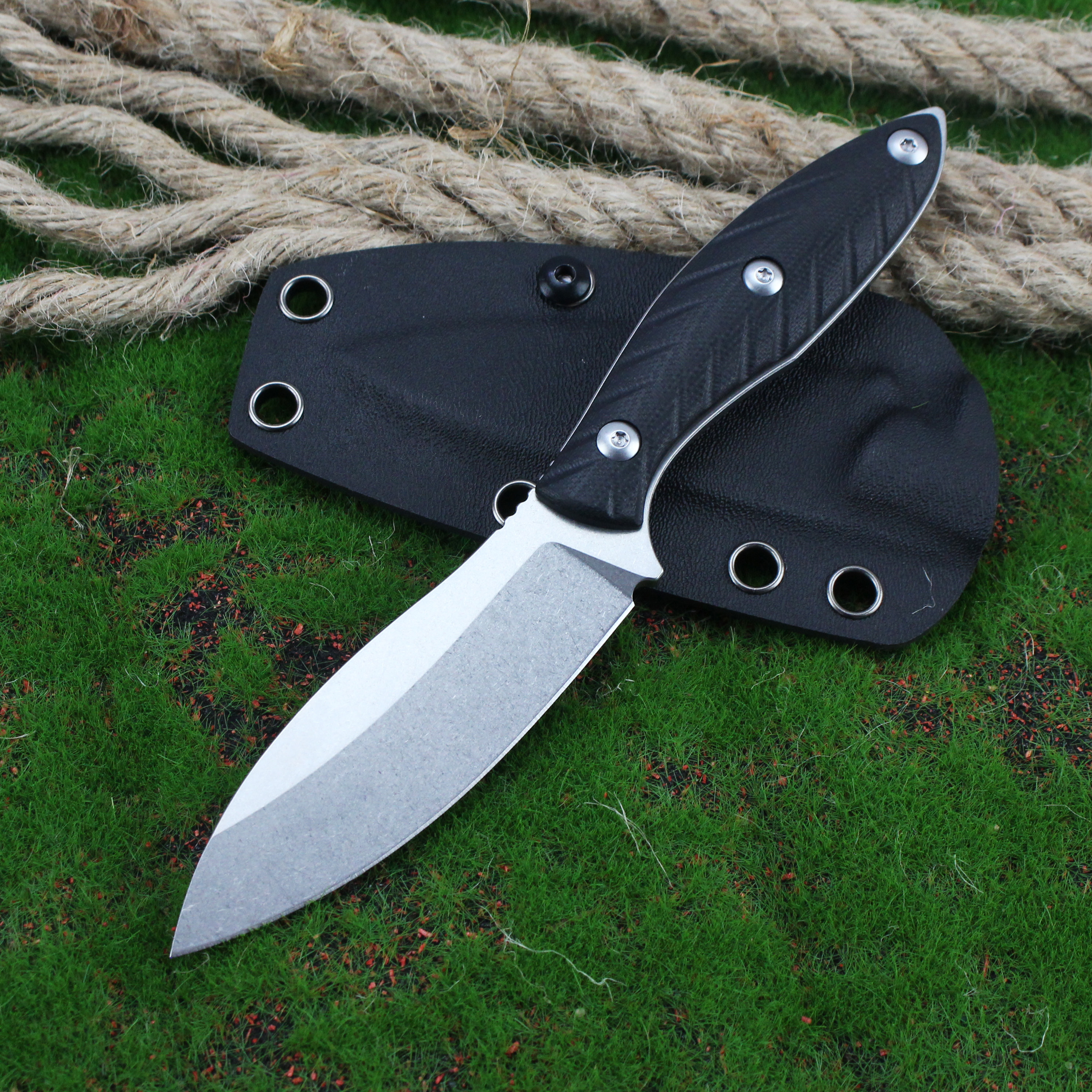GT0196 Fixed Blade Knife Hunting Knives G10 Handle14C28N Blade Tactical Knives Tunafire