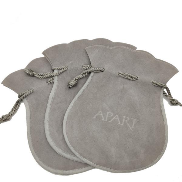Round OEM Lash Fabric Drawstring Gift Bags Custom Logo HY