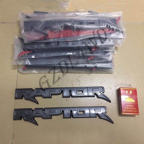 Хищник неподдельной задней части автомобиля Тайлгате логотипа серый для хищника 4кс4 2012 до 2019 ренджера Форда