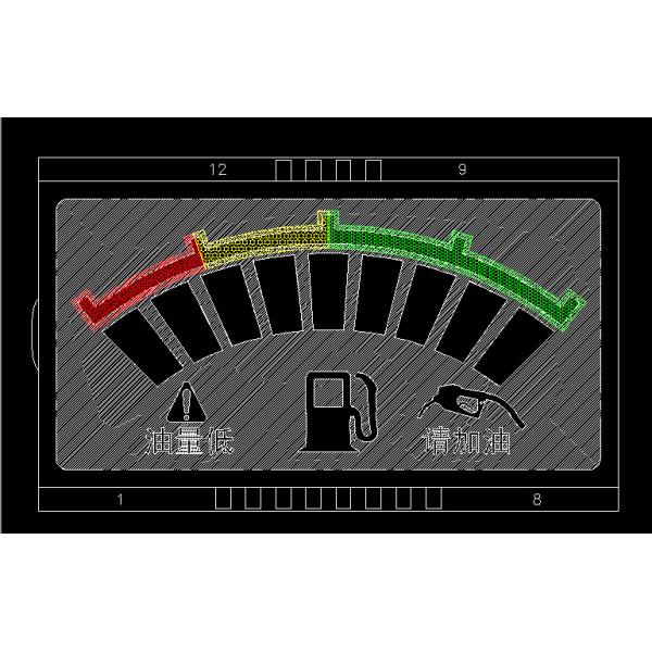 TN 7 Segment LCD Display Instrumentation LCD Module TN LCD Display Белый фоновый свет