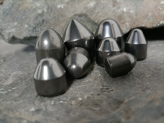 JK30.4 Conical Biconical Tungsten Carbide Buttons For Rotary Excavating Bits