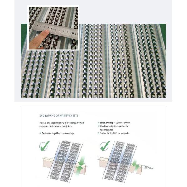 40g-60g High Rib Construction Formwork Net For Construction Site