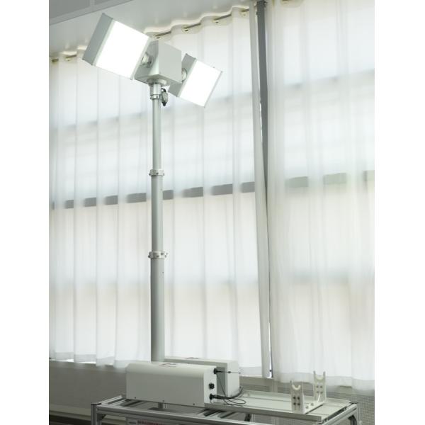 1.8m emergency light tower-pneumatic telescopic mast light tower for fire vehicle, pan tilt light tower, pneumatic mast lighting tower NR-R1800-240
