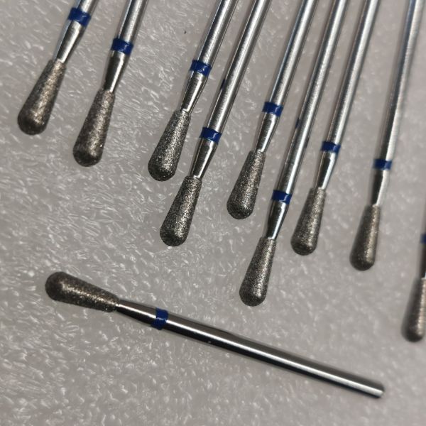 Customed 2-Layer Electroplated Diamond Low-Speed Burs For Dentistry