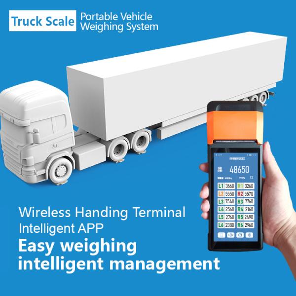 Aluminum Heavy-Duty Construction Axle Weighing Pads/Vehicles Scale/Truck/Car Scales with PDA