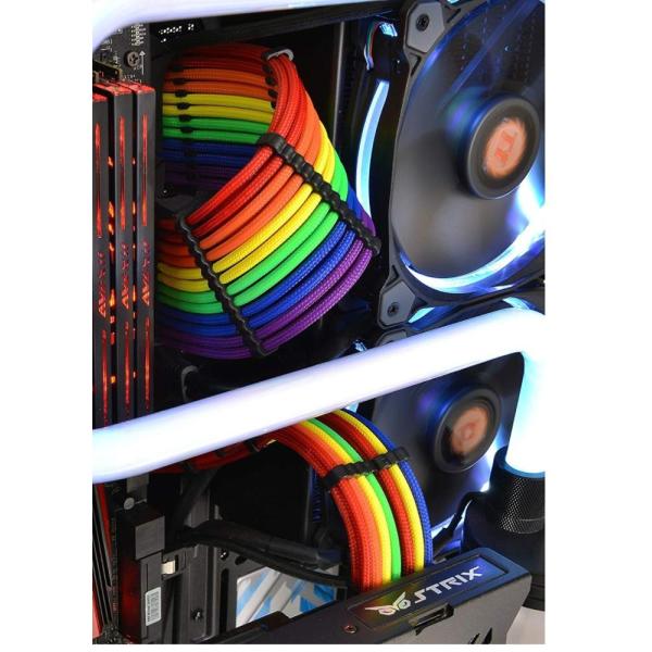 Комплект кабелей расширения электропитания рукава GPU материнской платы ATX 12V 18AWG