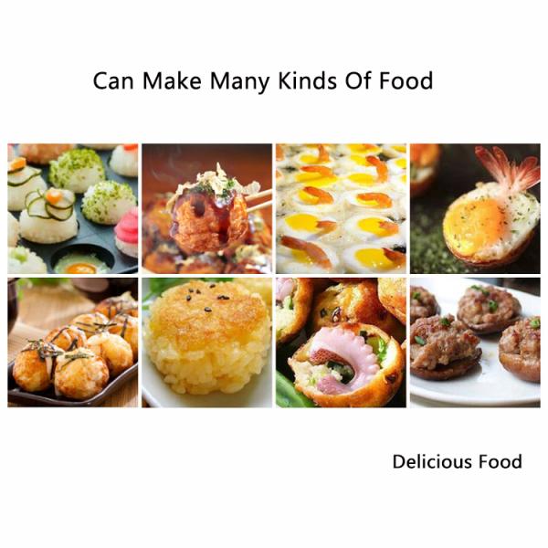 220В электрическая такёки-машина для приготовления осьминожных шаров на рыбном грилле