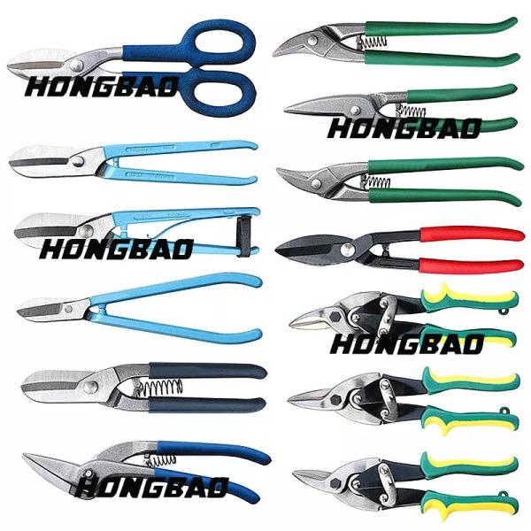10 Right Angle Aviation Snips Tin Cut Scissors Cutter Snips Shear